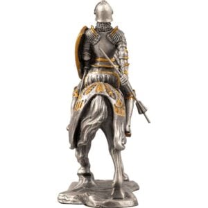 French Knight on Horseback Statue