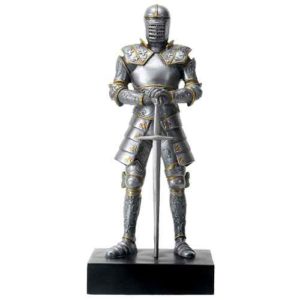 Ornate Armor Italian Knight Statue