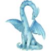 Blue Heart Dragon Statue
