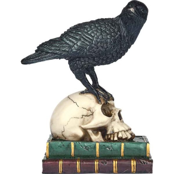 Quoth the Raven Statue