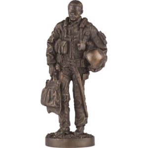 Jet Fighter Pilot Statue