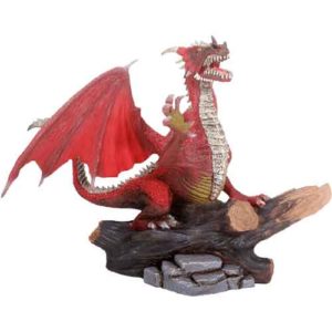 Red Dragon Statue