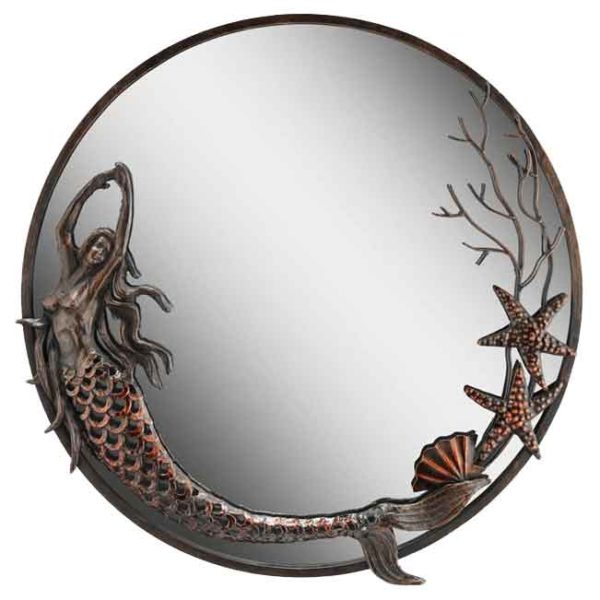 Mermaid Round Mirror