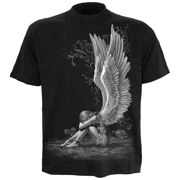 Enslaved Angel Mens Black T-Shirt