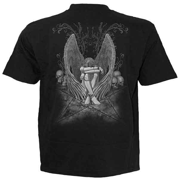 Enslaved Angel Mens Black T-Shirt