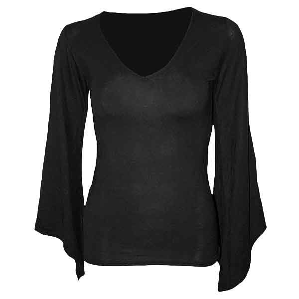 Gothic Womens Bell Sleeved Shirt