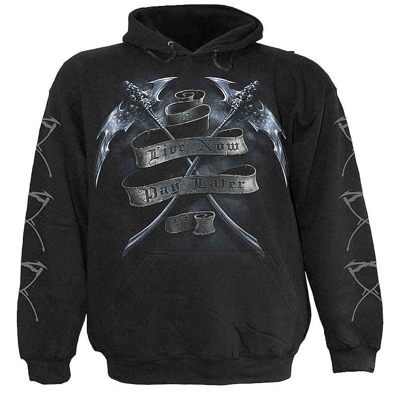 Live Now Pay Later Mens Hoodie