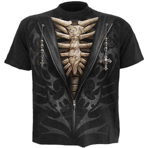 Unzipped Skeletal T-Shirt