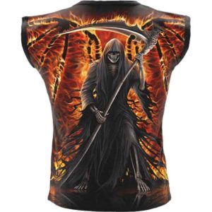 Flaming Death Sleeveless Shirt