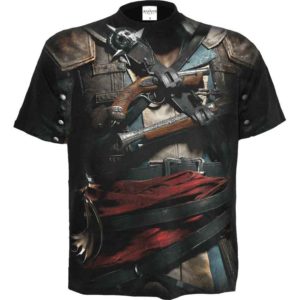Assassins Creed IV Black Flag Allover Edward Uniform T-Shirt
