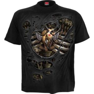 Steampunk Ripped T-Shirt