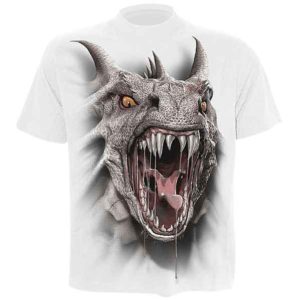 Roar Of The Dragon White T-Shirt
