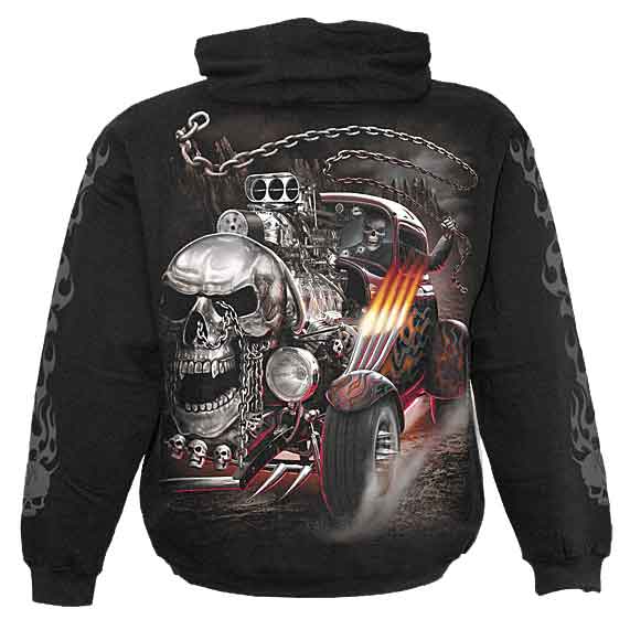 Death on Wheels Hot Rod Hoodie