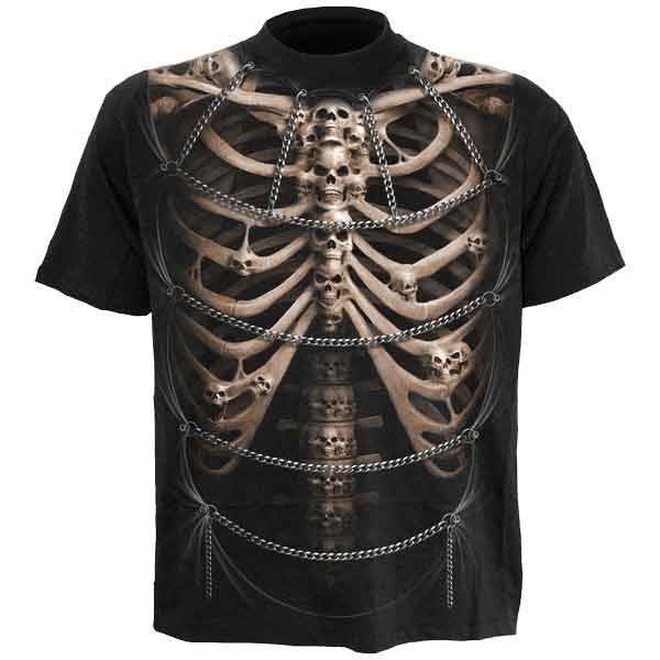 Skull Cage Mens T-Shirt
