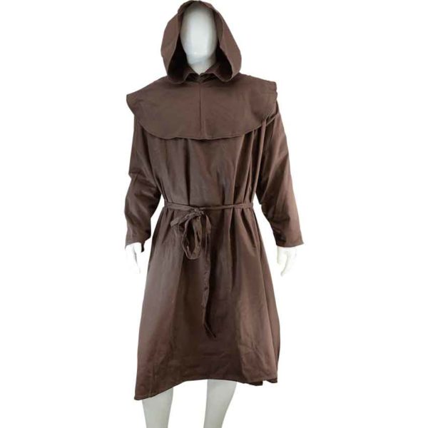 Medieval Monk Robe with Hood