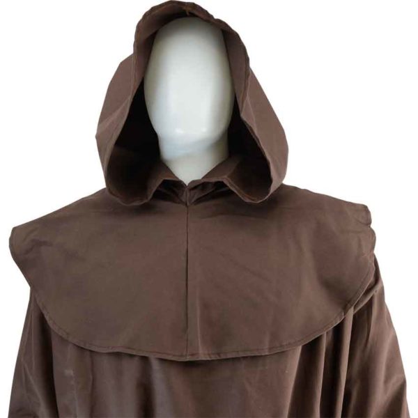 Medieval Monk Robe with Hood