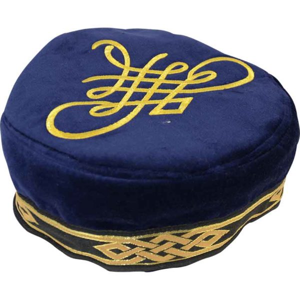Flemish Pill Hat with Celtic Applique