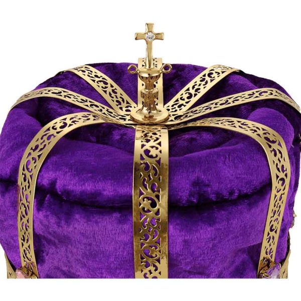 Gold and Purple Kings Crown
