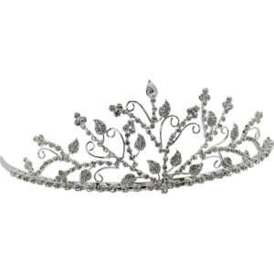 Swirling Rhinestone Branch Tiara