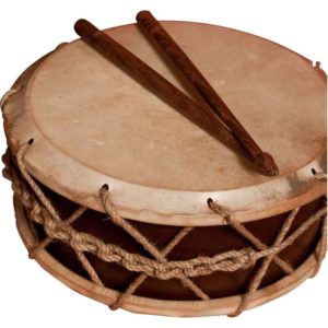 Tabor Drum with Sticks 9"