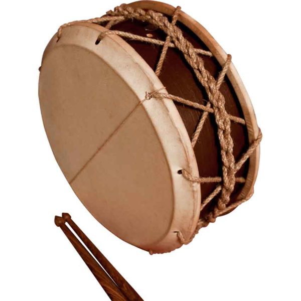 Tabor Drum with Sticks 9"