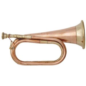 Polished Copper and Brass Bugle
