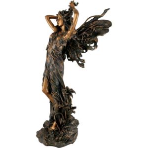 Stretching Fairy Garden Statue