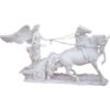 Marble Nike on Chariot Statue