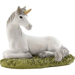 Mini White Unicorn Figurine