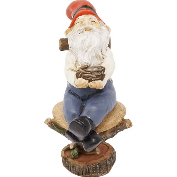 Garden Gnome on Chair Statue