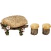 Mini Stone Table and Chairs Set