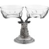 Stag Head Double Condiment Bowl