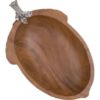 Large Rustic Acorn Nut Bowl
