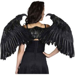 Dark Fairy Clawed Feather Wings