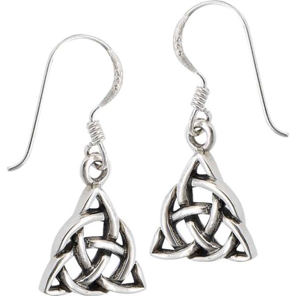 Sterling Silver Celtic Triquetra Earrings