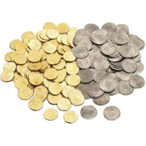 50 Mixed Pirate Treasure Coins