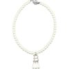 Anne Boleyn Faux Pearl Choker Necklace