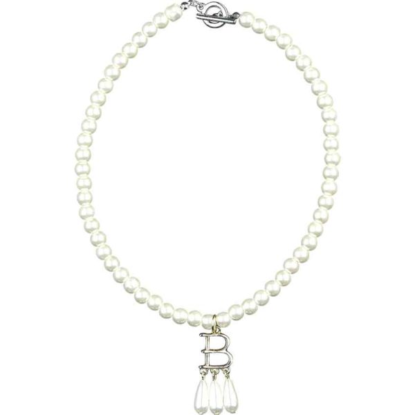 Anne Boleyn Faux Pearl Choker Necklace