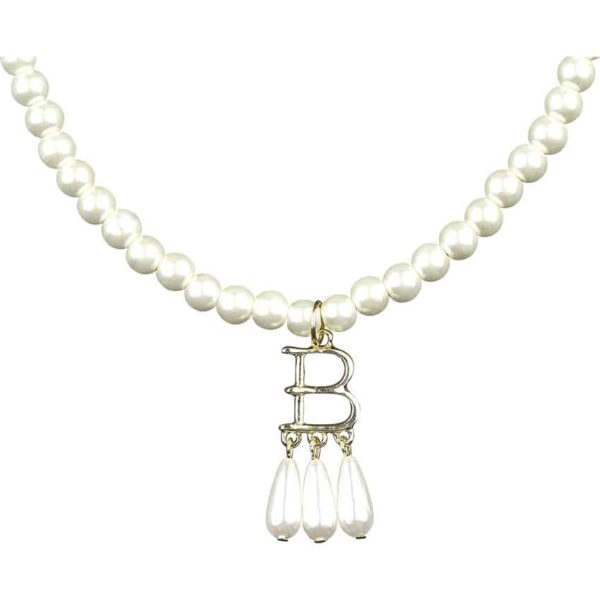 Anne Boleyn Faux Pearl Choker Necklace