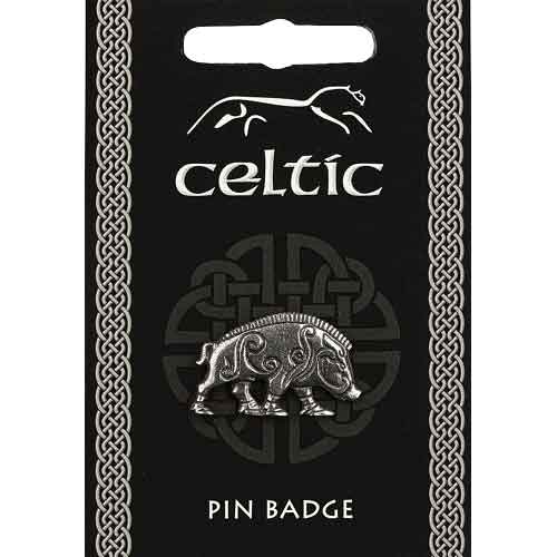 Celtic Boar Pin Badge