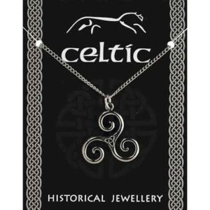 Ancient Celtic Triskele Necklace