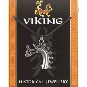Viking Dragon Head Necklace