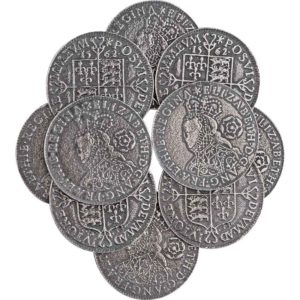 Elizabeth I Sixpence Replica Coins