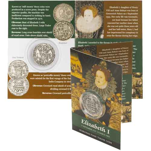 Testern Elizabeth I Replica Coin Pack