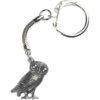 Greek Owl Key Ring