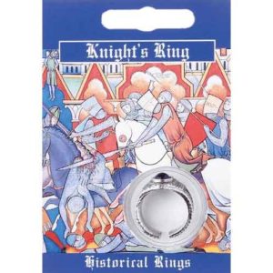 Pewter Knights Gem Ring