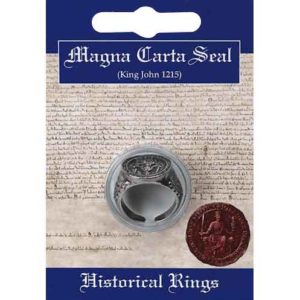 Pewter Magna Carta Seal Ring