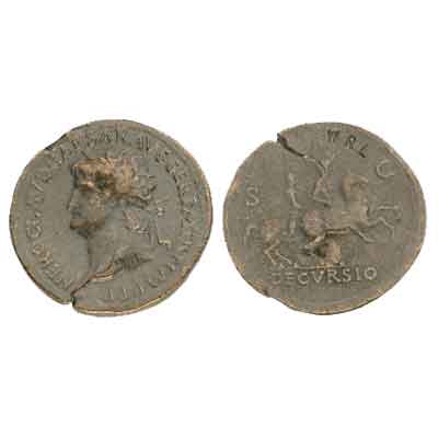 Sestertius Of Nero Replica Coins