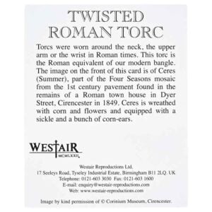 Gold Plated Twisted Roman Torc