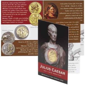 Aureus Of Caesar Replica Coin Pack